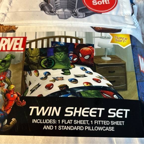 Marvel 3 pc twin sheet set - Picture 3 of 3